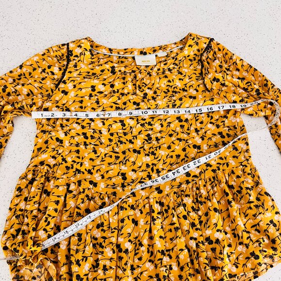 Boho yellow top Maeve by Anthropologie - Picture 8 of 10